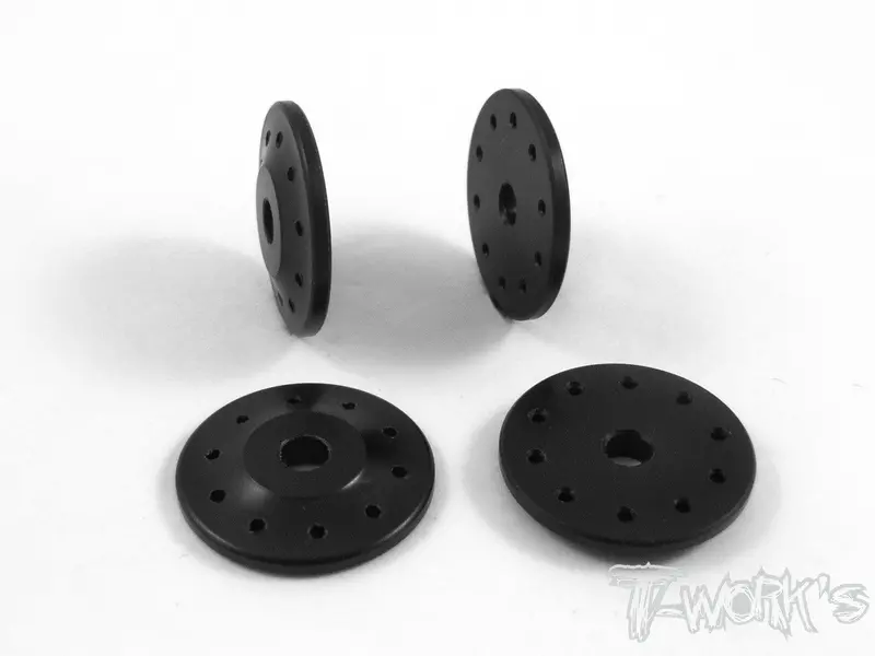 To-059 Machined 1.0Mmx10 Tapered Shock Pistons 17Mm( For Ofna Hyper 9 And Agama A8) 1