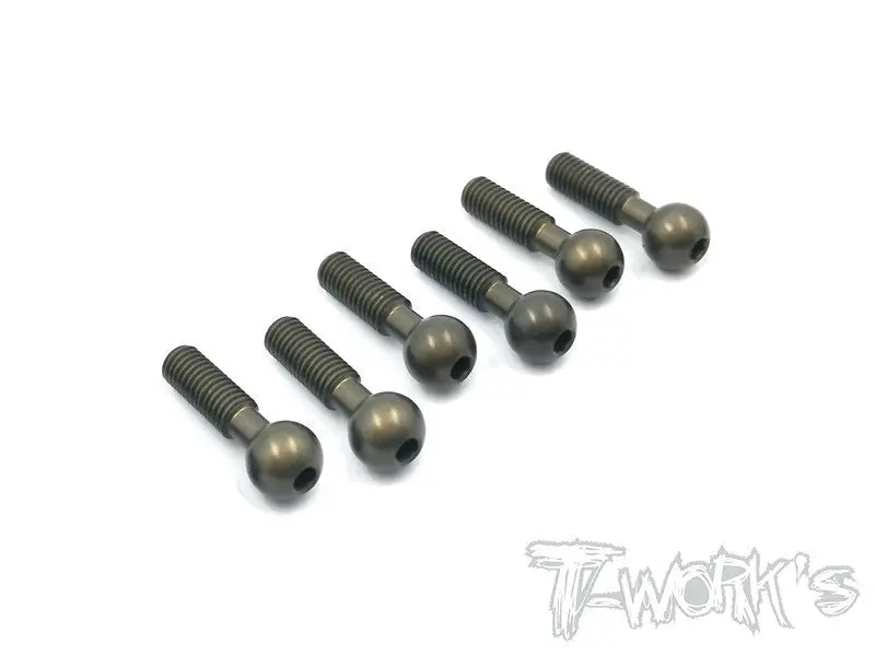 To-090 Hard Coated 7075-T6 Pivot Ball 6Pcs.( For Mugen Mrx-5/6/6R & Mtx-5 ) 1