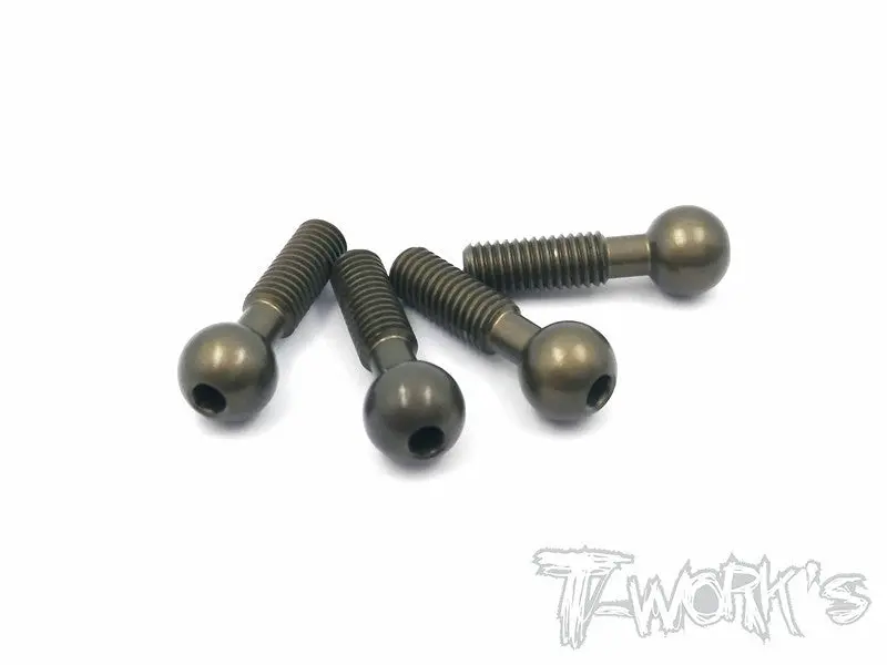 To-091 Hard Coated 7075-T6 Pivot Ball 4Pcs.( For Xray Rx-8 & Nt1 ) 1