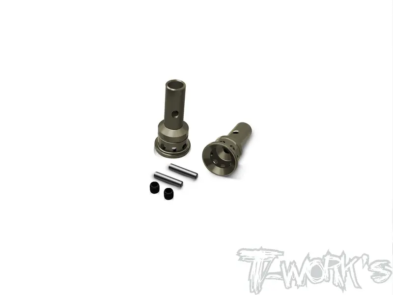 To-095  Hard Coated Alum. F/R Axle Shaft ( For Hong Nor X3gts'26 & Ofna X3/X3e,Igt8/X3 Gts'23 ) 2Pcs 1