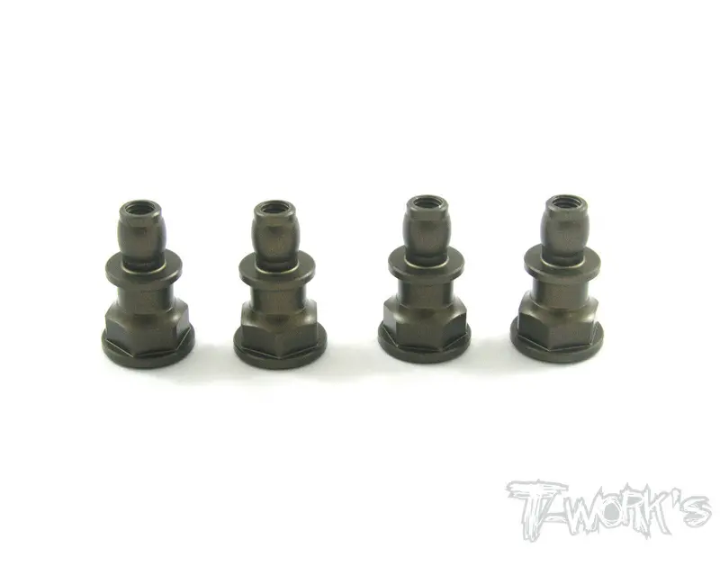 To-101 Hard Coated Alum. Shock Cap Stud ( For Sworkz S350 Bk1/Be1 )4Pcs 1