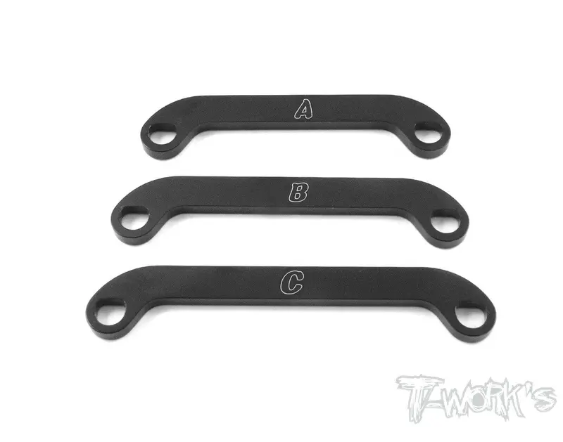 To-106 7075-T6  3.5Mm Steering Ackerman Plate Set( For Hn & Ofna Sabre X3 & X3e,Igt8 & X3 Gts'23 ) 1