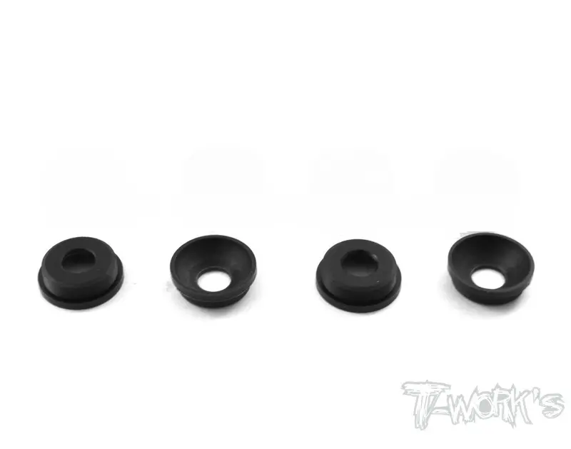 To-131  Pom Front Upright Adjust Nut Spacers 4Pcs. ( For Mugen Mbx-6/Mbx-7/Sworkz/Mbx8/Mugen Mbx8 Eco/Mugen Mbx8r ) 1