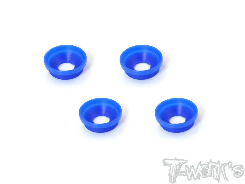 To-131-Rc8 Pom Front Upright Adjust Nut Spacers 4Pcs. ( For Team Associated Rc8 B3/3.1/B3.2 ) 1