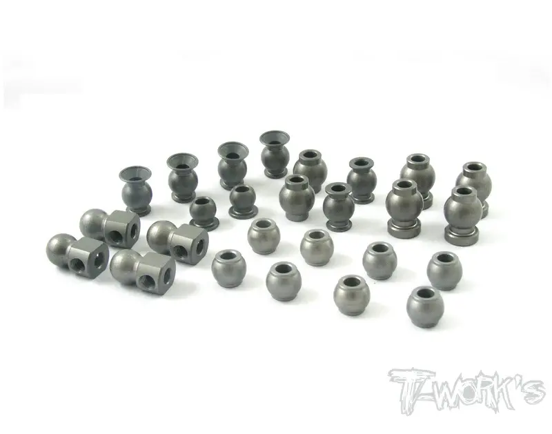 To-140 Hard Coated Alum. Ball Set ( For Team C T8 ) 1