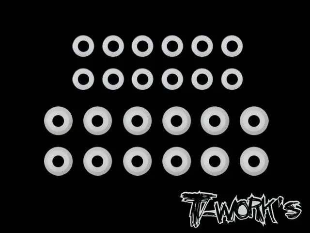 To-166 Pom Shock Shaft Liners ( For Xray Xb9/Gtx'17/Xb8e'17 ) Each 12Pcs. 1