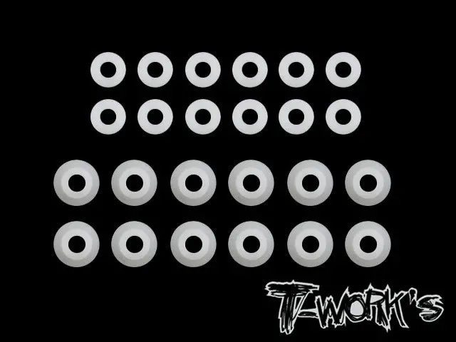 To-167 Pom Shock Shaft Liners ( For Xray Xb4 ) Each 12Pcs. 1