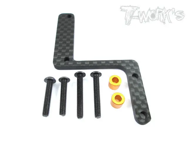 To-168 Graphite Radio Tray Support Mount ( For Hn & Ofna Sabre X3 ) 1