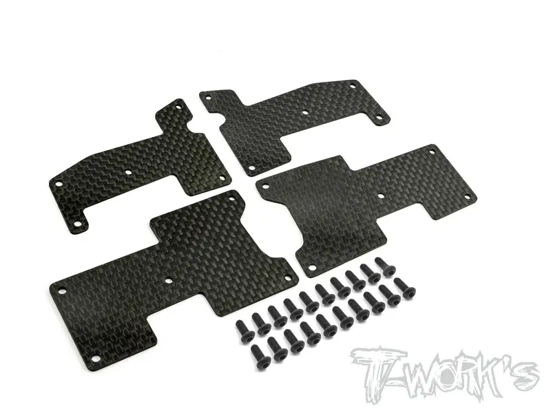 To-180 Graphite A-Arm Stiffeners ( For Hb Racing D815/Rgt8/D817/D817 V2/D819) 1