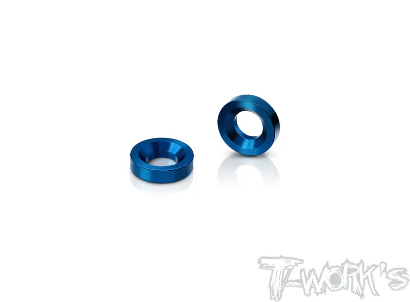 To-182  7075-T6  3Mm Front Track Width Adjust Spacer ( For Sworkz S350 ) 1