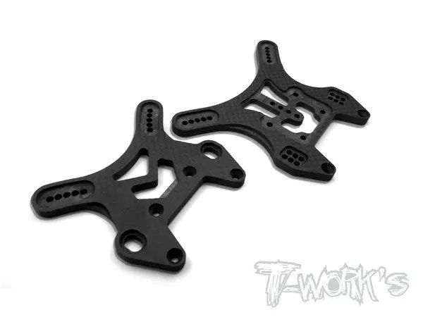 To-187 5Mm Graphite Shock Tower Set ( For Sworkz S350 Bk1 Evo.2 ) 1