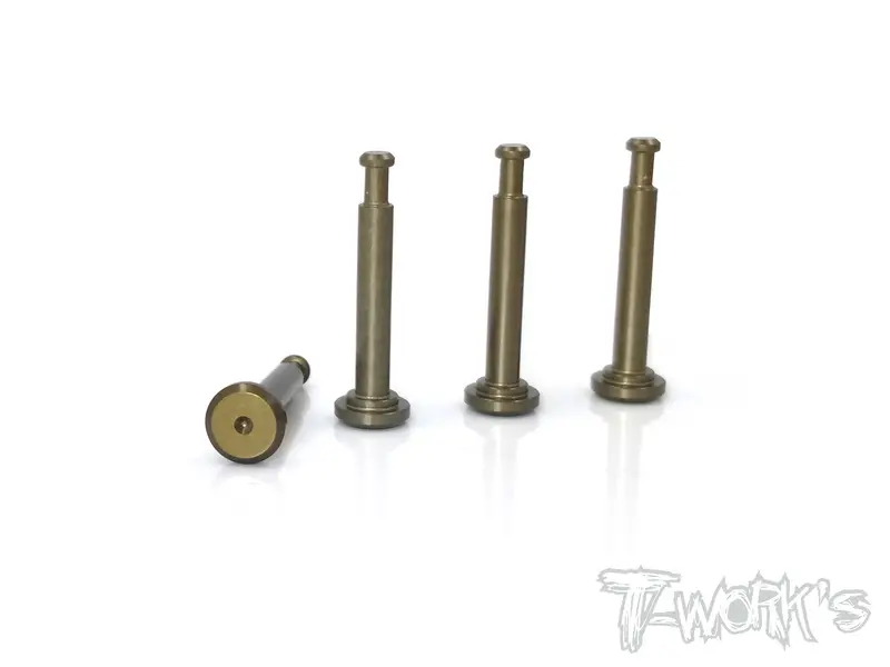 To-198-Rc8 7075-T6 Hard Coated Lower Shock Mount Pins ( For Team Associated Rc8 B3.1/B3.2/T3.2/T3.2E) 4Pcs. 1