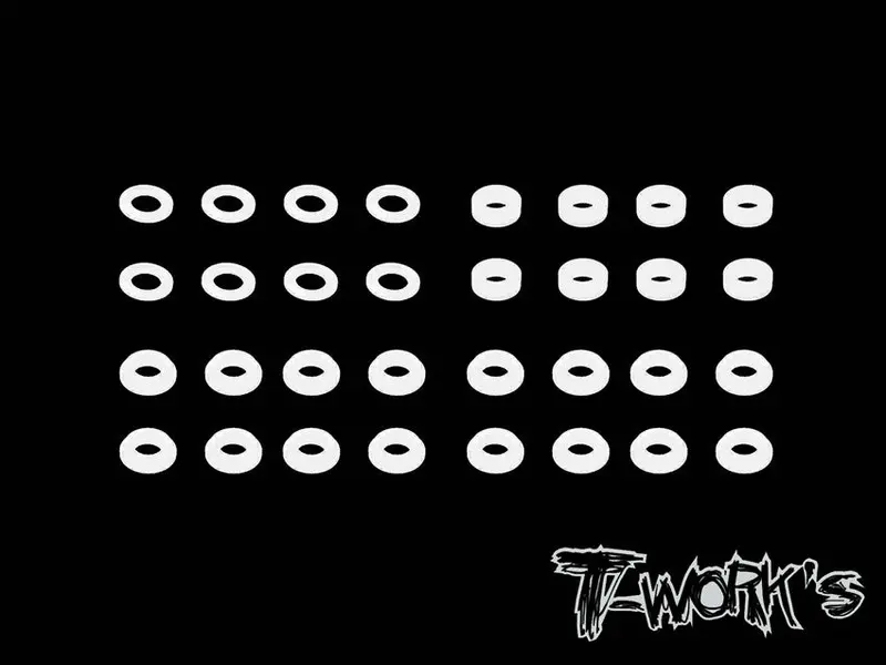 To-201-B6 Pom Shock Shaft Guides ( Team Associated Rc10 B5/B5m/B6/B6d ) 2 Set 1