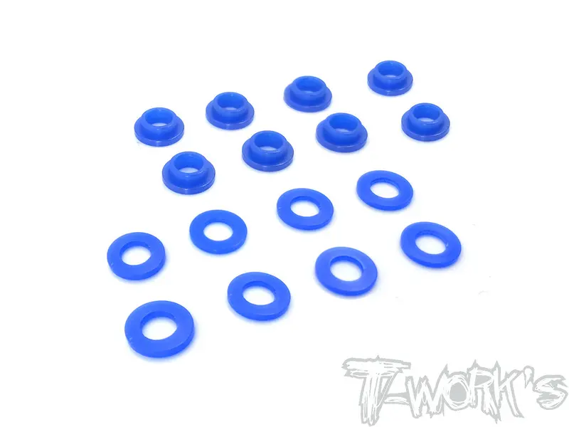 To-201-Mbx Pom Shock Shaft Guides ( Mugen Mbx8/7R/7/7Gt/ Mbx8 Eco/Mugen Mbx8r ) Each 8Pcs. 1