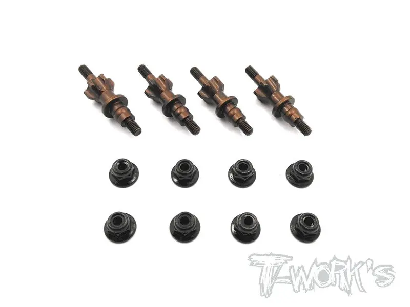 To-203-Rc8  Spring Steel Shock Standoffs ( For Team Associated Rc8 B3 ) 1