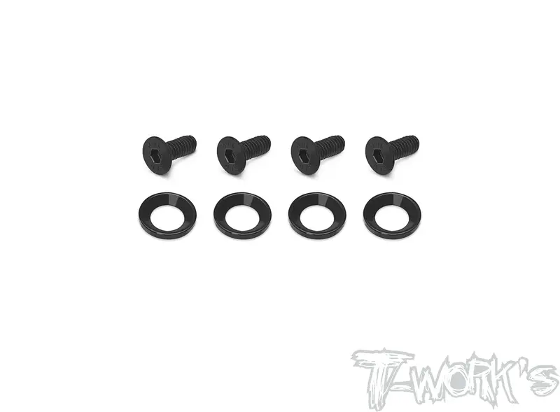To-205-Bk	Engine Mount Washer And Screw Set （ For Team Associated Rc8 B3/B3.2/T3.2/T3.2E/Mugen Mbx8r） Each 4 Pcs. 1