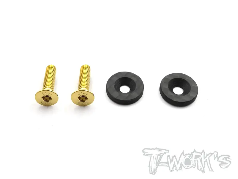 To-208  Graphite Wing Washer ( For Kyosho Mp9 Tki3/ Tki4 /Mp9e Evo/Mp10) 2Pcs. 1