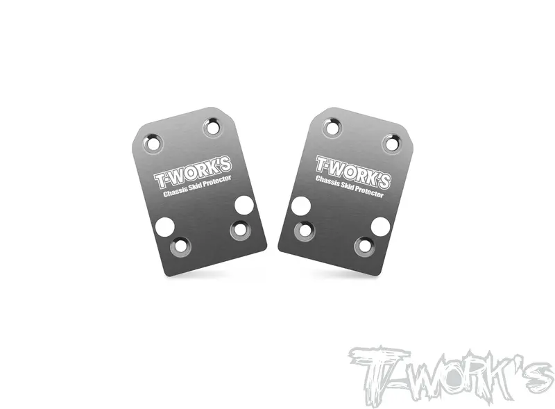 To-220-22X-4	Stainless Steel Rear Chassis Skid Protector ( Tlr 22X-4 ) 2Pcs. 1