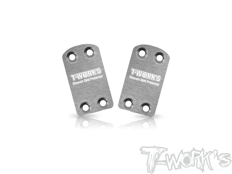 To-220-B7   Stainless Steel Rear Chassis Skid Protector ( B7.1C/B7.1D/B7.1D/B7/B7.1 ) 2Pcs. 1