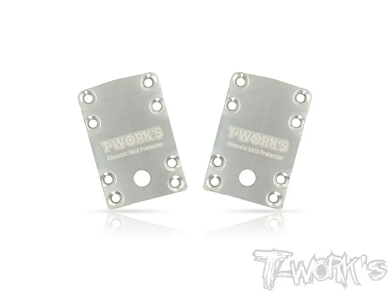 To-220-B74 Stainless Steel Rear Chassis Skid Protector ( Team Associated Rc10 B74 ) 2Pcs. 1