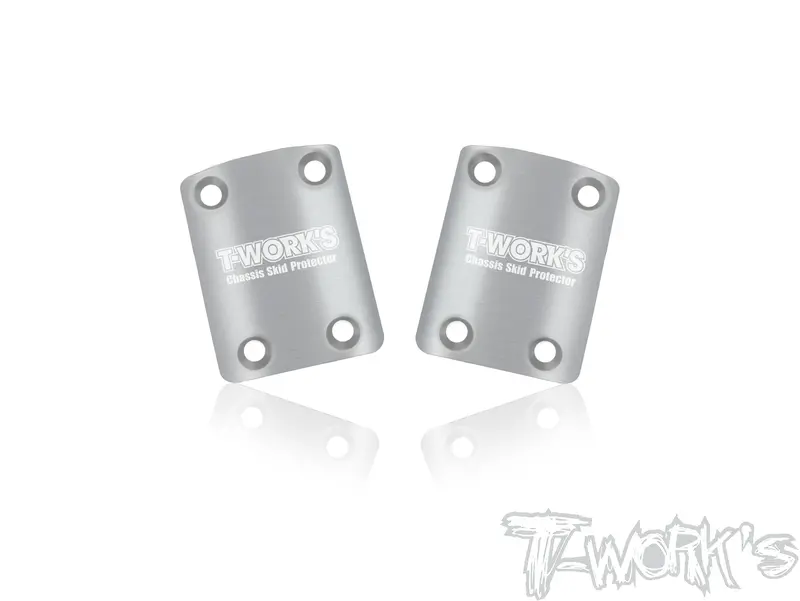 To-220-Mp11  Stainless Steel Rear Chassis Skid Protector ( Kyosho Mp11 ) 2Pcs. 1