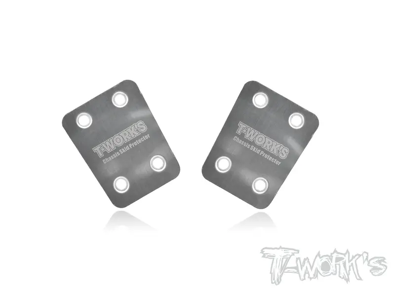 To-220-S   Stainless Steel Rear Chassis Skid Protector ( For S-Workz S350 Evo / S350 Evo Ii / S35-3 / S35-3E/S35-4) 2Pcs. 1
