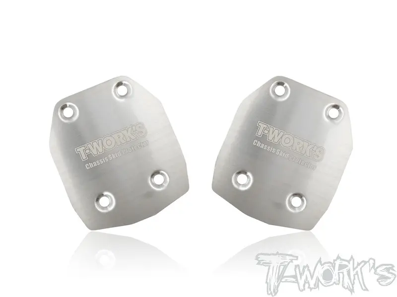 To-220-Tlr Stainless Steel Rear Chassis Skid Protector ( Tlr 8Ight / 8Ight X) 2Pcs. 1