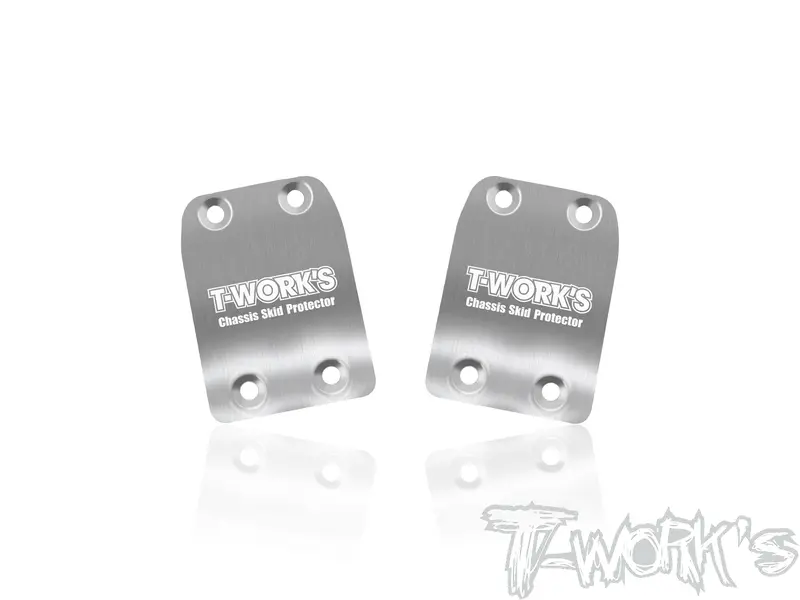To-220-Xb4'25    Stainless Steel Rear Chassis Skid Protector ( Xray Xb4'25 ) 2Pcs. 1