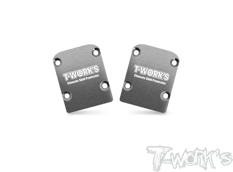 To-220-Yz4  Stainless Steel Rear Chassis Skid Protector ( Yokomo Yz4-Sf2 ) 2Pcs. 1