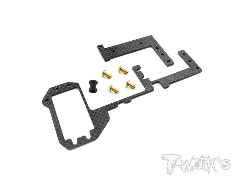 To-232 Graphite Radio Tray Support Mount ( For Hb Racing D817/ D817t/Rgt8/D817 V2/D819  ) 1