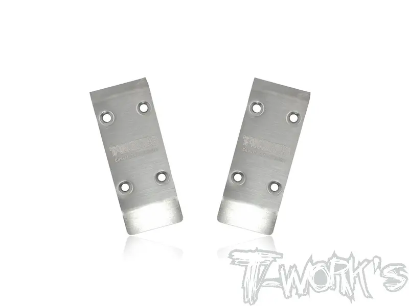 To-235-410 Stainless Steel Front Chassis Skid Protector ( Tekno Eb410/Et410 ) 2Pcs. 1