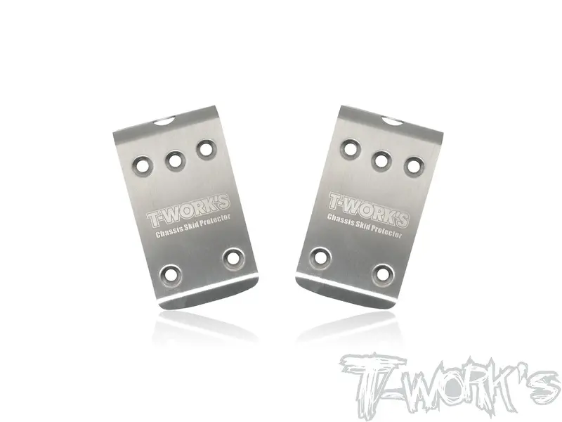 To-235-B64 Stainless Steel Front Chassis Skid Protector ( For Team Associated Rc10 B64/B64d ) 2Pcs. 1