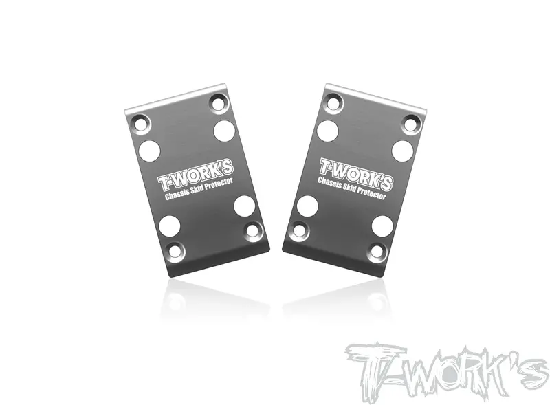 To-235-B74.2	   Stainless Steel Front Chassis Skid Protector ( For Team Associated Rc10 B74.2/B74.2D/B74.1 ) 2Pcs. 1