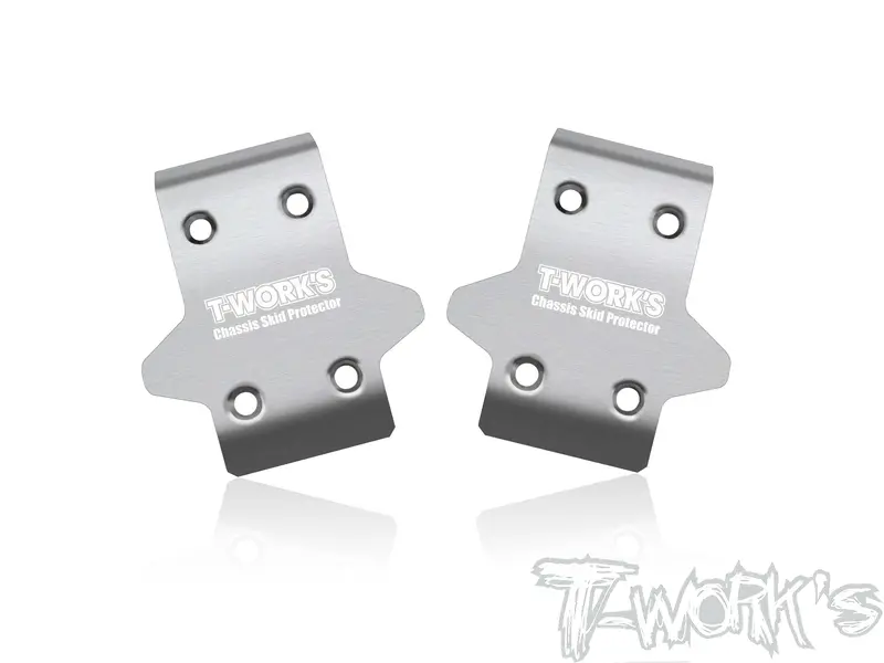 To-235-D8   Stainless Steel Front Chassis Skid Protector ( For Hb D8 ) 2Pcs. 1