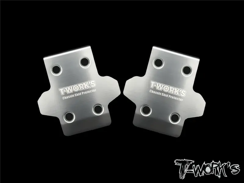 To-235-Hb Stainless Steel Front Chassis Skid Protector ( Hb Racing D817/D817 V2/D819 ) 2Pcs. 1