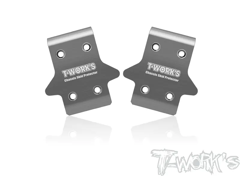To-235-Mbx8r    Stainless Steel Front Chassis Skid Protector ( Mugen Mbx8r) 2Pcs. 1