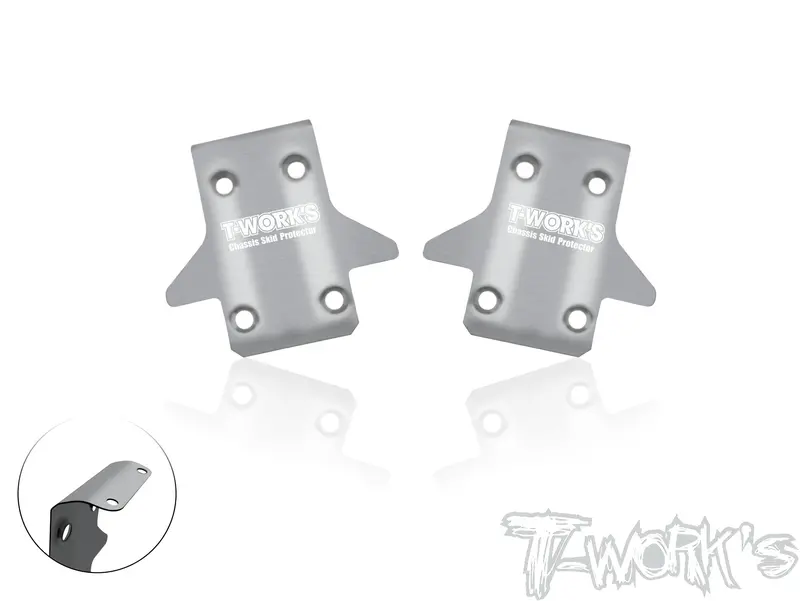 To-235-Mp11   Stainless Steel Front Chassis Skid Protector ( Kyosho Mp11 ) 2Pcs. 1