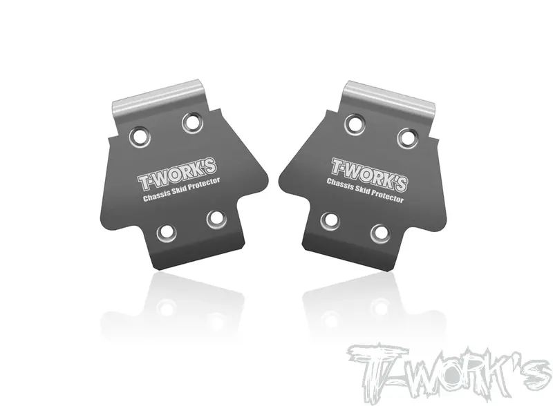To-235-Rc8b4	Stainless Steel Front Chassis Skid Protector ( Team Associated Rc8 B4.1/B4/B4.1E ) 2Pcs. 1