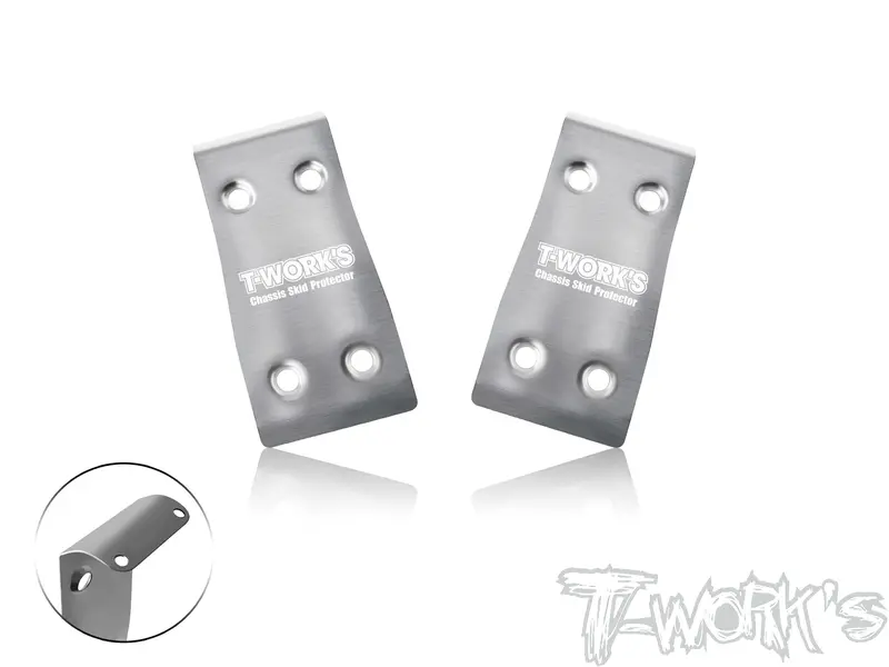 To-235-X5b	  Stainless Steel Front Chassis Skid Protector ( Hongnor X5b ) 2Pcs. 1