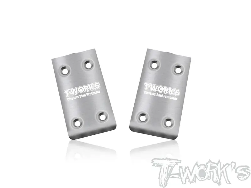 To-235-Xb4'25   Stainless Steel Front Chassis Skid Protector ( Xray Xb4'25 ) 2Pcs. 1