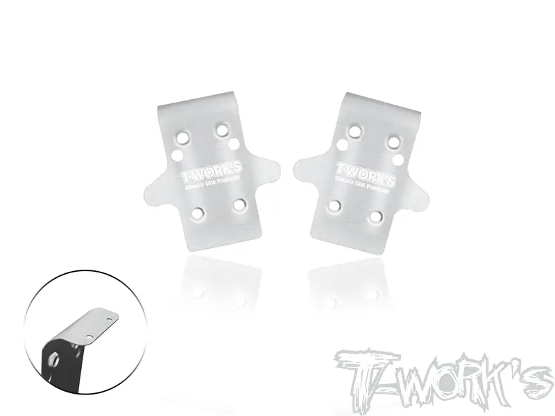 To-235-Xb826	Stainless Steel Front Chassis Skid Protector ( Xray Xb8'26 ) 2Pcs. 1