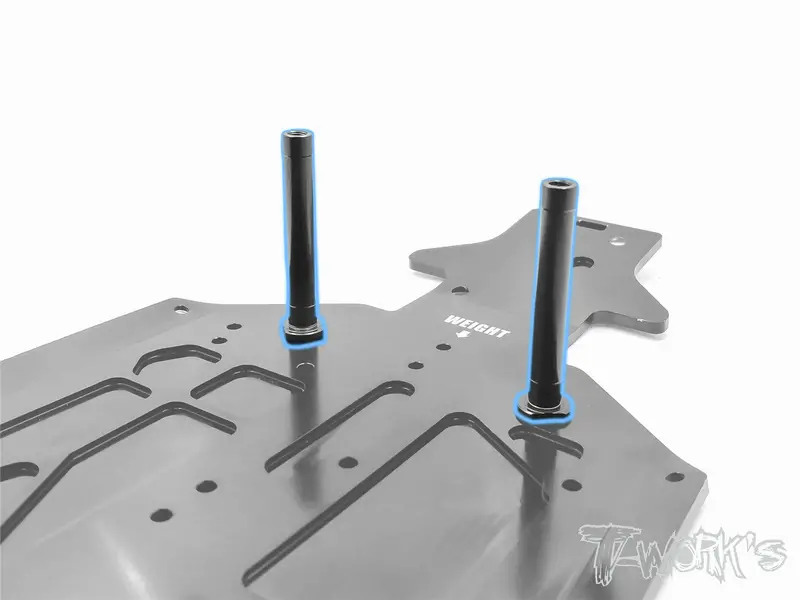 To-239-K Hard Coated 7075-T6 Alum. Servo Saver Shaft (For Kyosho Mp9/ Tki3/ Tki4/ Mp9e/ Gt3/Mp9e Evo/Mp10  ) 1