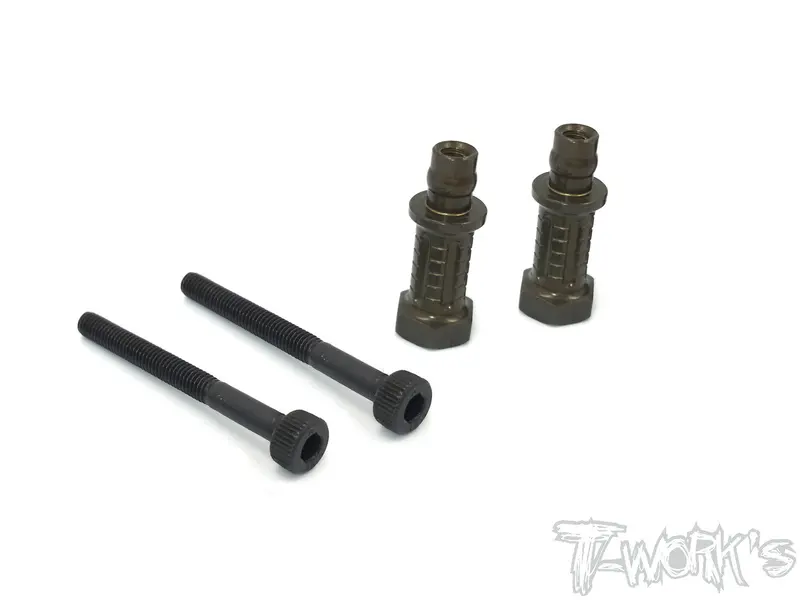 To-240-A-5 Hard Coated 7075-T6 Alum. Shock Standoffs +5Mm ( Team Associated Rc8 B3.1/B3/B3.2/T3.2/T3.2E )  2Pcs. 1