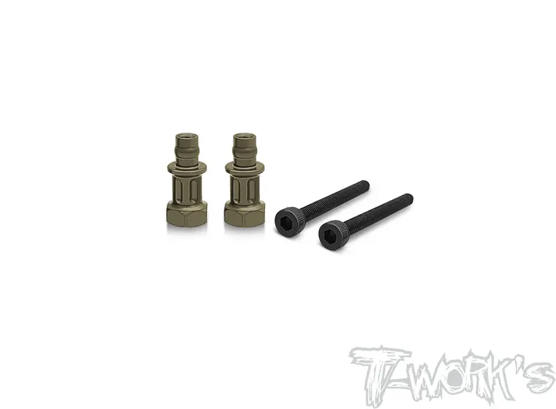 To-240-A-B4 	 Hard Coated 7075-T6 Alum. Front / Rear Shock Standoffs ( Team Associated Rc8 B4 )  2Pcs. 1