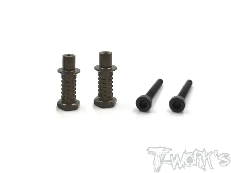 To-240-K-5 Hard Coated 7075-T6 Alum. Shock Standoffs +5Mm (For Kyosho Mp9 Tki3/Tki4,Mp9e Evo/ Mp10/Mp11)  2Pcs. 1
