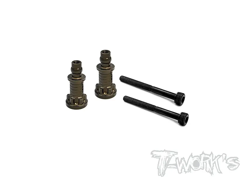 To-240-Sw-5  Hard Coated 7075-T6 Alum. Shock Standoffs +5Mm ( For Sworkz S35-4 )  2Pcs. 1