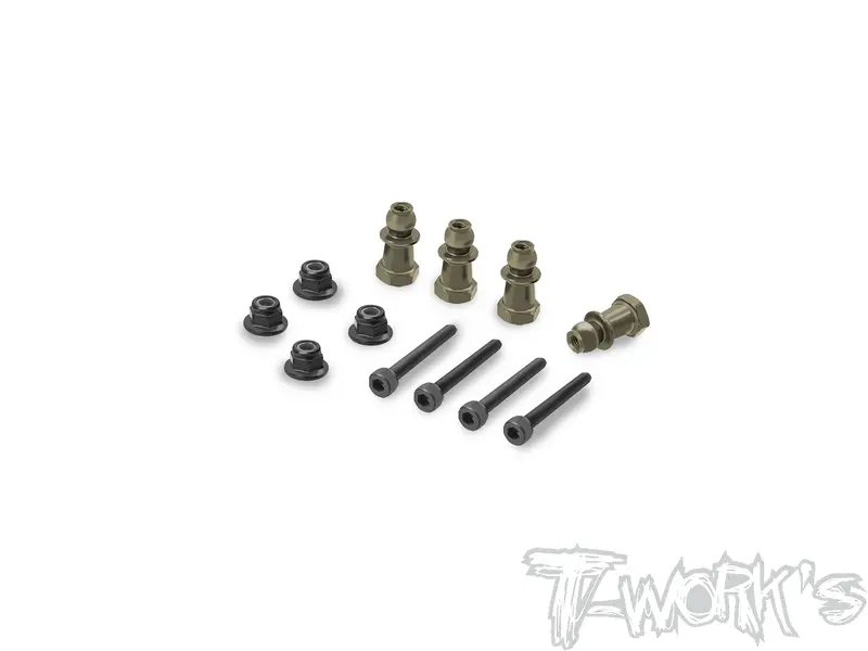 To-240-X5b	Hard Coated 7075-T6 Alum. Shock Standoffs (Hong Nor Ix5b/ X5b)  4Pcs. 1