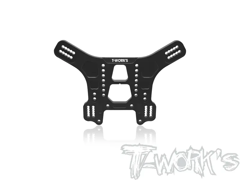 To-242-Mbx8tr	Black Hard Coated 5Mm 7075-T6 Alum.Rear Shock Tower ( For Mugen Mbx8tr ) 1