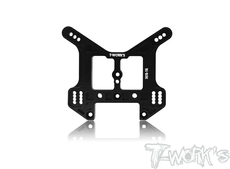 To-242-Mp10tki2 Black Hard Coated 7075-T6 Alum.Rear Shock Tower ( For Kyosho Mp10 Tki2 ) 1
