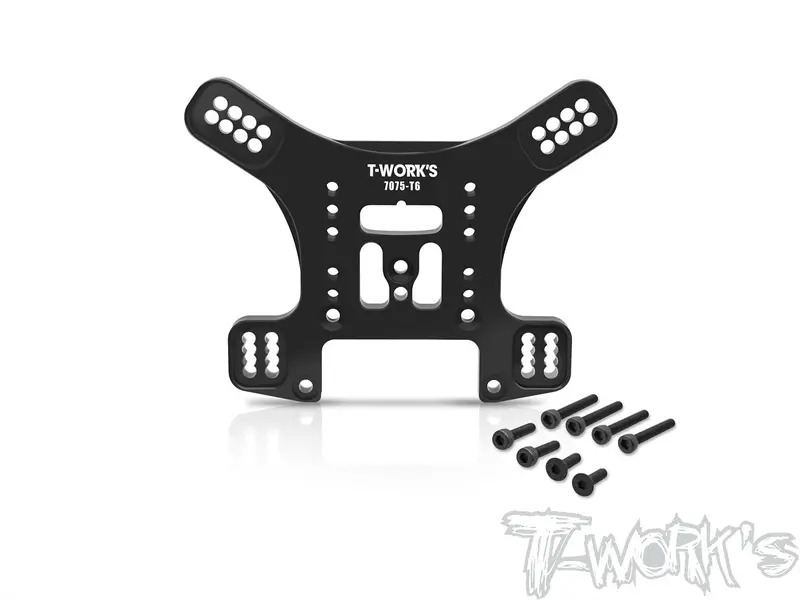 To-242-Mp11  Black Hard Coated 5Mm 7075-T6 Alum.Rear Shock Tower ( For Kyosho Mp11 ) 1